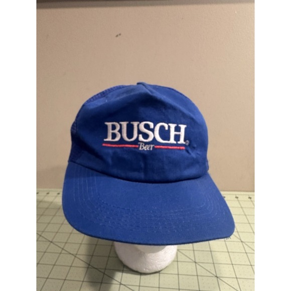 Vintage Busch Beer Blue‎ SnapBack Hat - Picture 2 of 6
